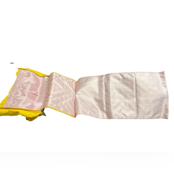 Vibrant Yellow Quilted Baby Bag with Pink Details - Picture 3 of 8